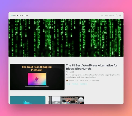 Techdoctor Site